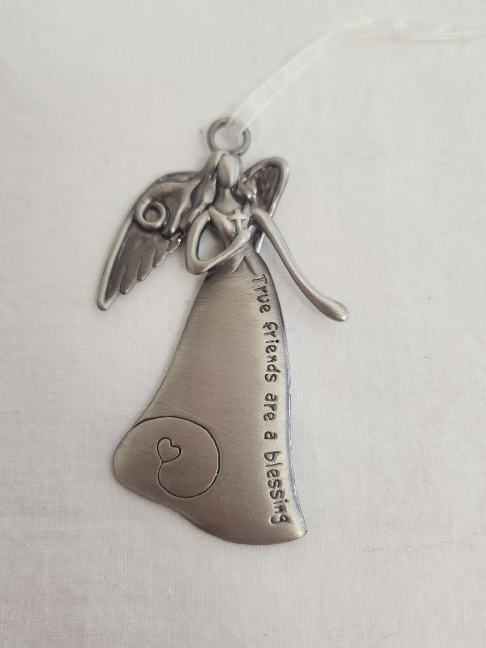 Ganz Pewter Angel Friends Ornament